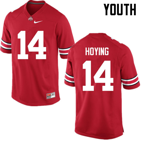 Ohio State Buckeyes Bobby Hoying Youth #14 Red Game Stitched College Football Jersey
